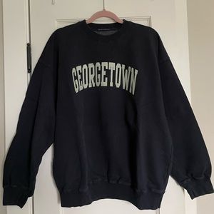 Brandy Melville Erica Georgetown Oversized Sweatshirt